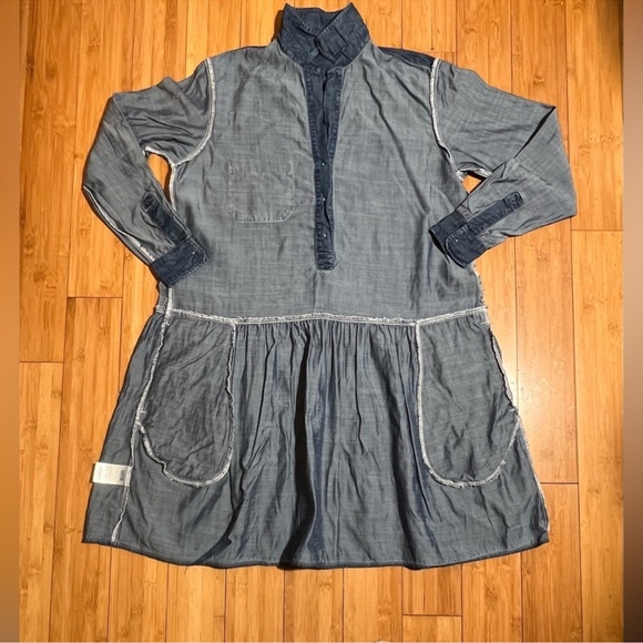 Grayson The Changemaker Dress Liquid Lyocell Blue Size 02 / S - Picture 8 of 14